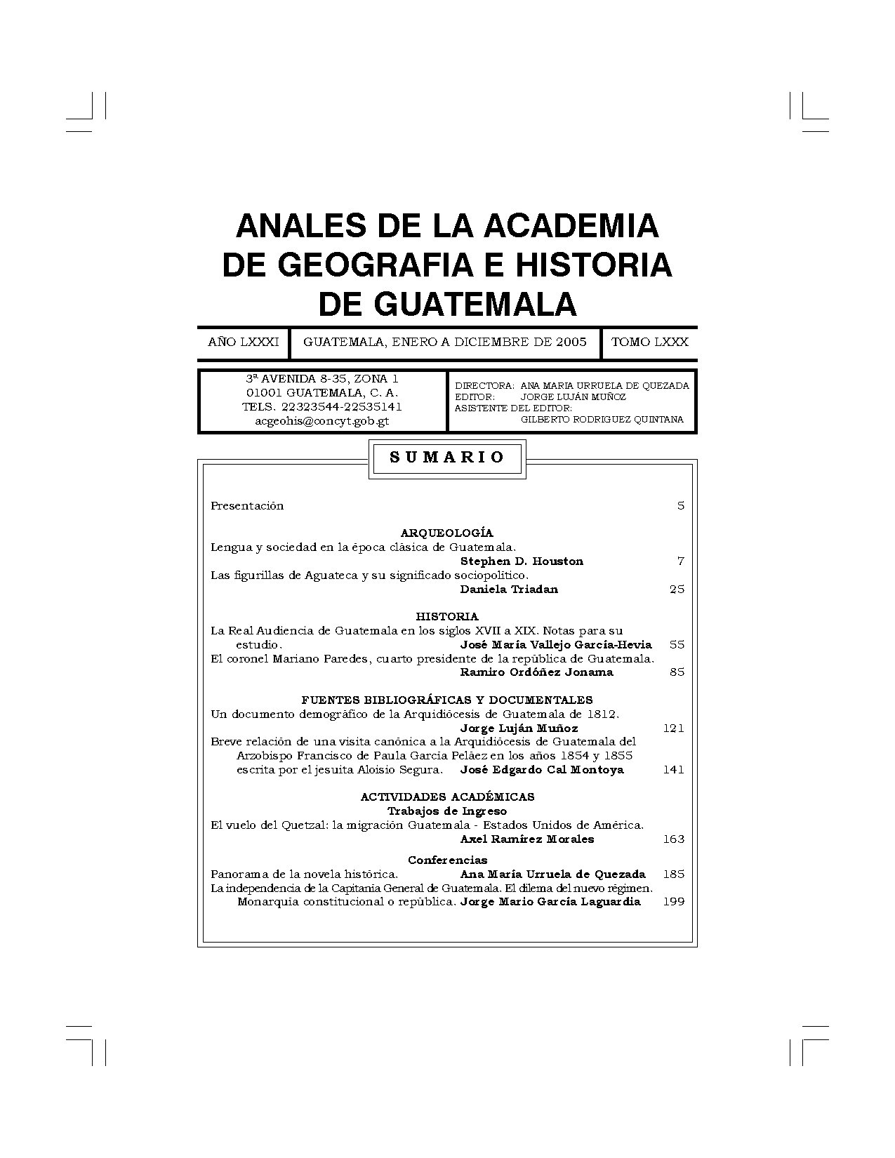 Vallejo. Anales Academia de Guatemala