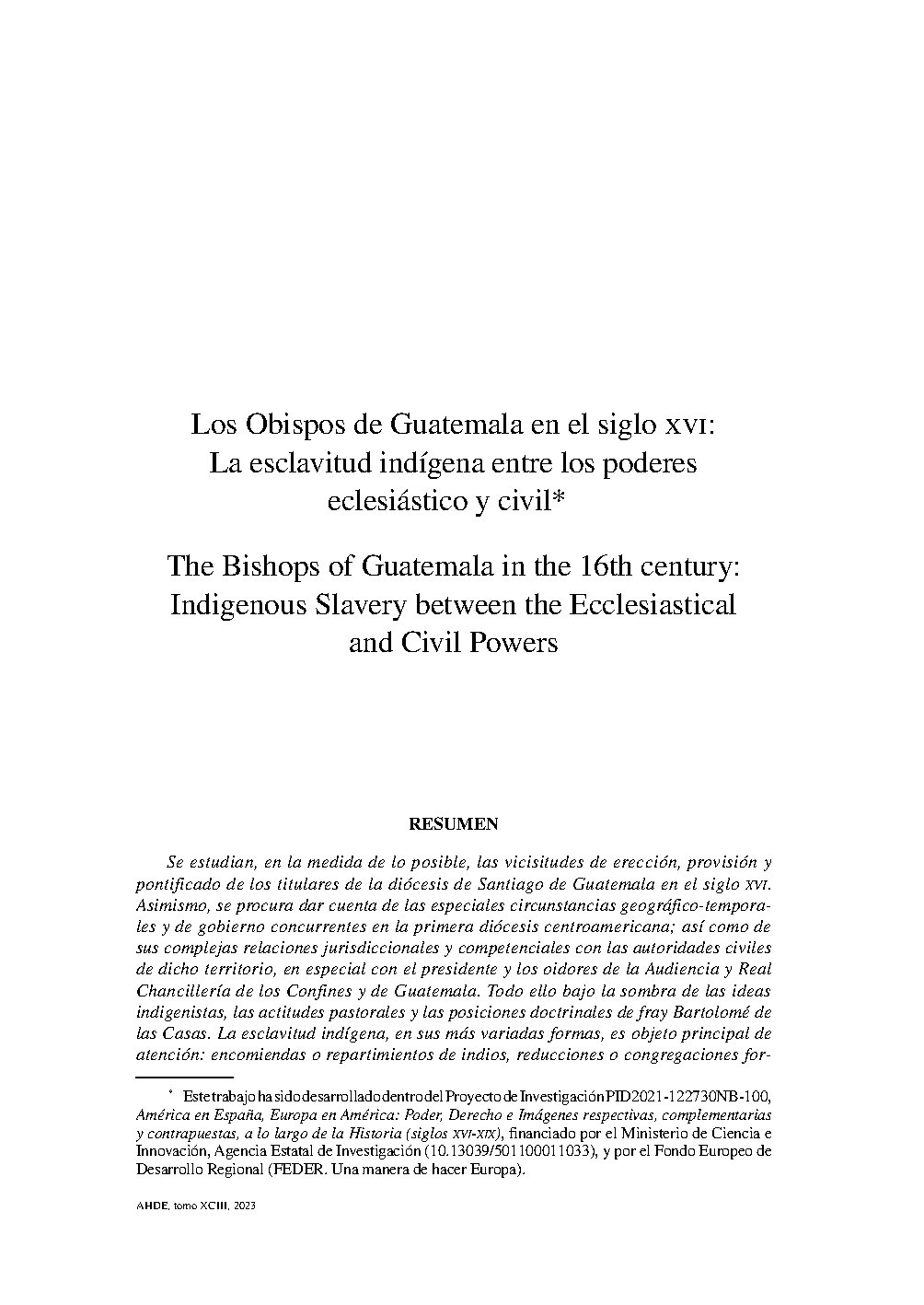 Vallejo. Los Obispos de Guatemala en el siglo XVI